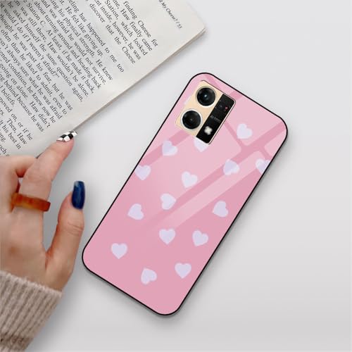 Image of COLORflow Back Cover Compatible with Oppo F21 Pro 4G / F21s Pro 4G | Heart Celestial Customized | Shockproof TPU Bumper with Camera Protection Back Cover Compatible with Oppo F21 Pro 4G / F21s Pro 4G