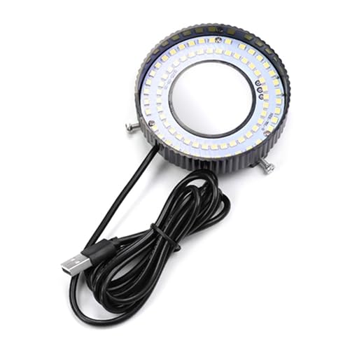Microscopio polarizador compacto y ligero con 72 bombillas LED de alto brillo alimentado por USB para diversas aplicaciones luz polarizada