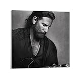 Famous Actors Bradley Cooper Charming Black And White Posters Posters Art Print Wall Photo Paint...