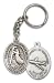 Pewter Saint St Joseph of Cupertino Keychain, Patron Saint of Pilots & Airforce