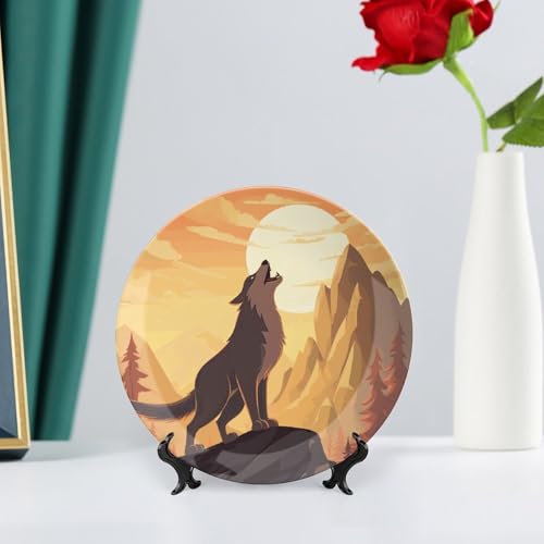 Plato Decorativo de Porcelana Bone China 7 pulgadas miniatura 6