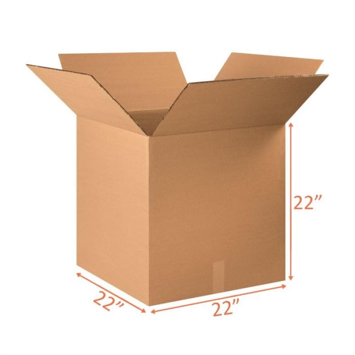 22x22x22 Inches Shipping and Packing Boxes, 2 Pack