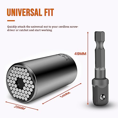 image for ULTRICS Universal Socket Wrench, Fathers Day Dad Gifts from Daughter S