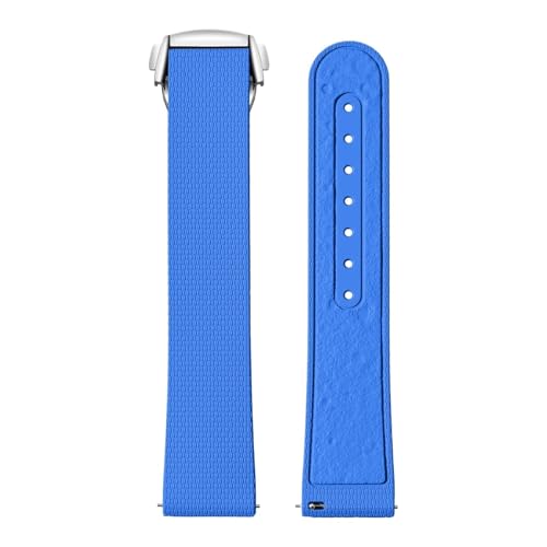 Omega X Swatch MoonSwatch 20mm FKM NCbN[X Y fB[X jo[TpvohANZT[ɑΉ(Dark Blue-Silver)