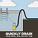 Professional EZ Travel Collection, Hot Tub and Swimming Pool Drain Pump with Hose Pond/Flood Pump (Up to 3,700 Gallons per Hour)