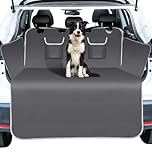 Nobleza Car Boot Protector for Dogs, Nonslip Waterproof Boot Liners Protector with Side & Bumper Protection, Universal Dog Car Seat Boot Cargo Cover for Cars, Truck and SUV, Grey