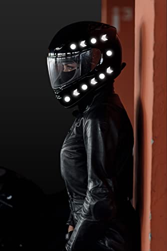 84Pcs High Visibility Warning Reflective Stickers Rim Stripes Bike Bicycle Kit Decals Black Reflector Highly Night Safety Sign Visibility Universal Self - Adhesive D 51 #TOP4