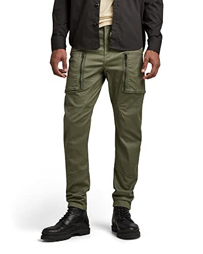 G-STAR Mens Zip Pocket 3D Skinny Fit Cargo Pants