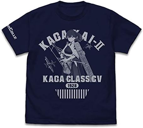 Amazon コスパ 艦隊これくしょん 艦これ 加賀改二護 Tシャツ Navy Lサイズ アニメ 萌えグッズ 通販