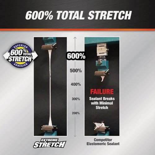 Image of DAP Extreme Stretch Acrylic Urethane Premium Elastomeric Sealant, Black, 10.1 Oz (7079818713)