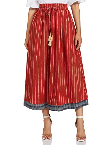 Image of Amazon Brand - Myx Cotton A-Line Skirt