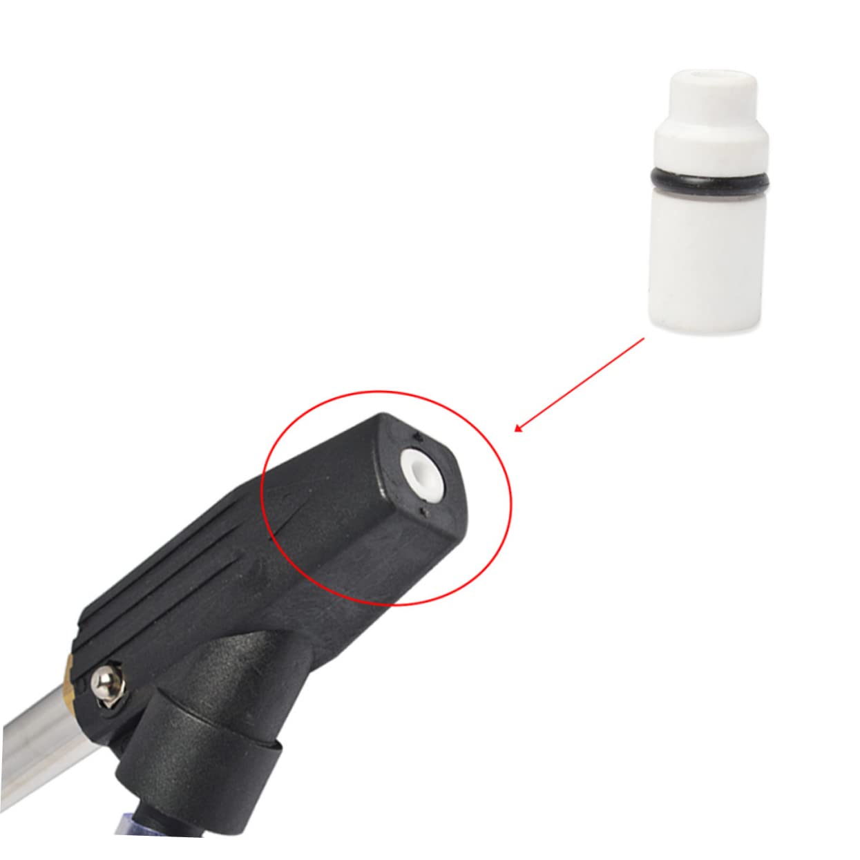 18 Piezas Pulverizador De Cerámica Chorro De Arena Máquina De Lavado De Coches Chorro De Arena Máquina De Lavado De Coches Deshacerse De Óxido Niebla Rociador Cabeza Agua Niebla
