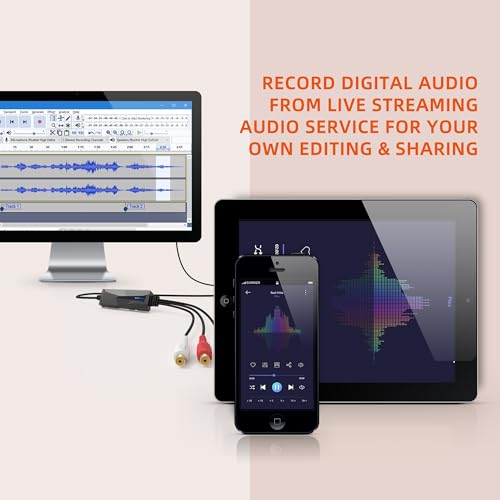 Capture audio USB pour transfert cassette vinyle MD vers PC Mac Linux DriverGenius - 5
