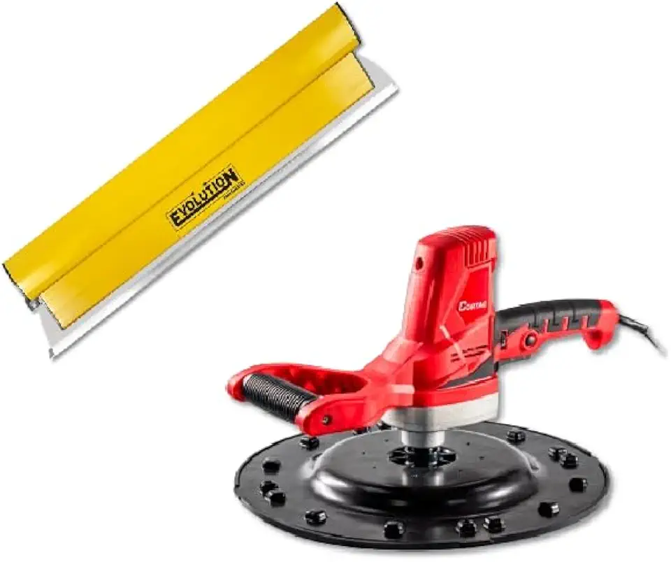 Cortag Desempenadeira Elétrica para Reboco Dec - 700 + Berox 60cm Evolution para Massa Corrida, Textura, Profissional - 220v