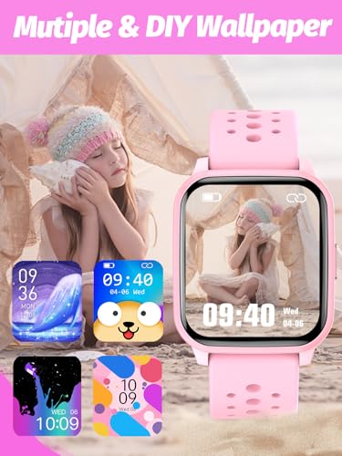 Kids-Smart-Watch-Girls-Boys-Smart-Girls-Watch-for-Kids-Smart-Watch-Gifts-for-4-16-Years-Old-with-Sleep-Mode-Multiple-Sports-Modes-Pedometer-Birthday-Gift-for-Boys-Girls-Pink