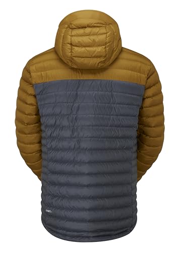 Image of Rab Men's Microlight Alpine 700-Fill Down Hooded Puffer Jacket for Hiking & Skiing