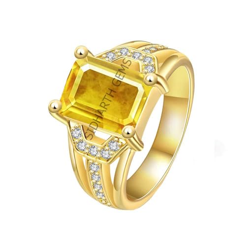 Bague saphir jaune naturel pour remplacer les bijoux ternes par de l'argent