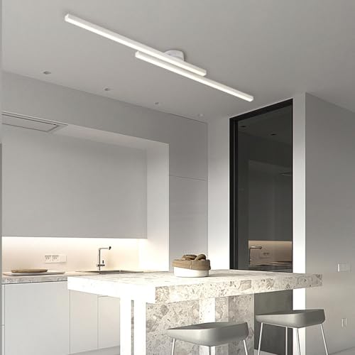 Lámpara lineal de techo para salón minimalista de 120cm 5