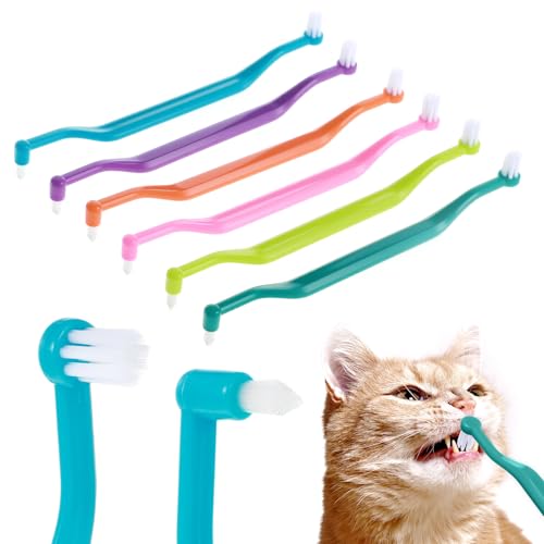 Juego de 3 cepillos para prótesis | Cepillo de dentaduras con doble cabeza, punta de precisión, cepillo de limpieza para dentaduras postizas, dentaduras, retenedores, alineadores, férulas dentales
