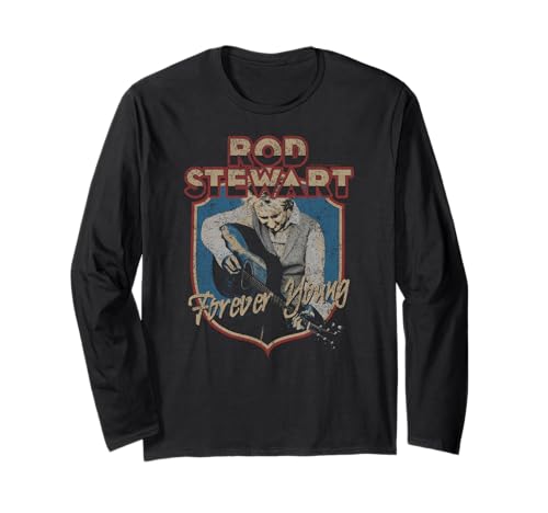 Official Rod Stewart Forever Young Vintage Classic Rock band Long Sleeve T-Shirt