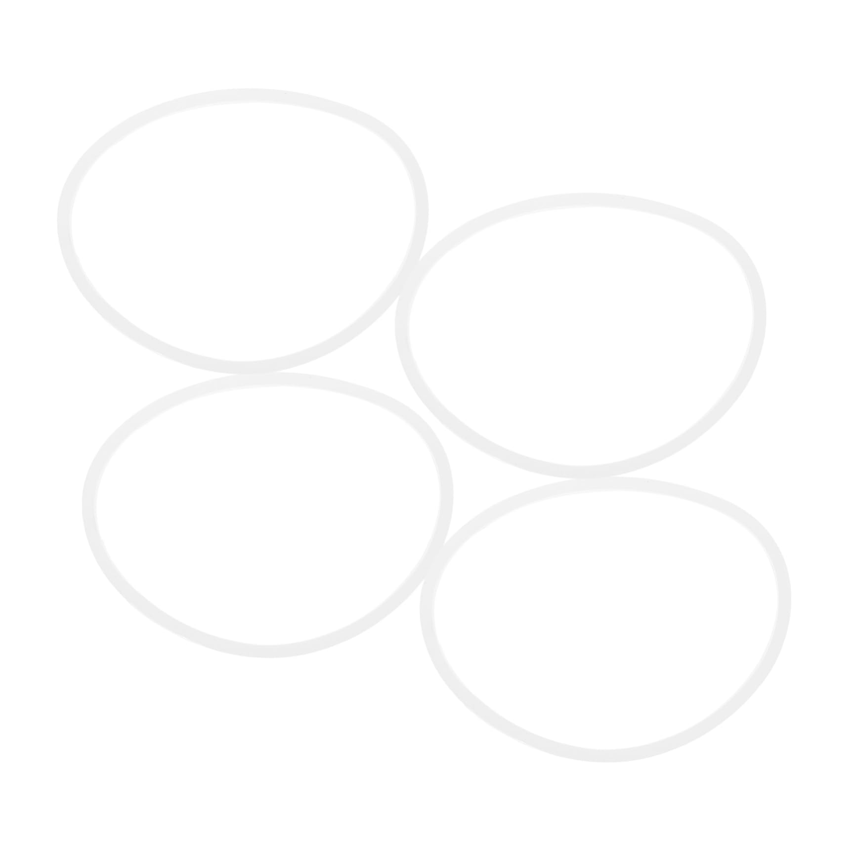 Cabilock 4pcs Silicone Gaskets Seal Rings for Juicer Replacement Compatible with Nbw Food Grade Silicone Easy to Install Sealing Effect for Smooth Juice Output