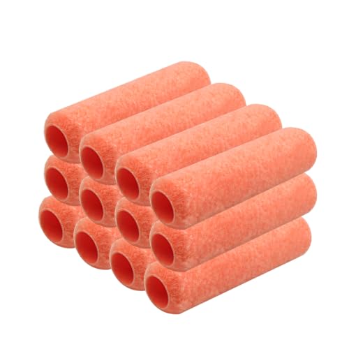 King Origin Paint Roller Covers, 12 Pack, 9 Inch Paint Roller, 3/8 Nap High Dense Roller Covers for Smooth and Textured Rough Surfaces