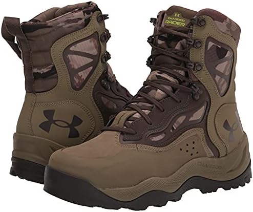 Under Armour Men's Charged Raider WP 600G Hiking Boot, Ridge Reaper Camo Barren (900)/Bayou, 14 | Image 6