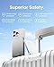 sharge AeroMag Magsafe Power Bank, Slim 5000mAh Magnetic Portable Charger, Qi2 15W Fast Charging Battery Pack Designed for iPhone 17 Pro/16/15/14 and More