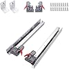 6 Pairs 18" Undermount Drawer Slides - Full Extension, Soft Close, 3D Adjustable Locking