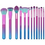 MODA Prismatic Signature 12pc Makeup Brush Set – Professional Face & Eye Brushes for Blending, Contouring & Highlighting – Soft Vegan Filaments, Full Coverage Kit