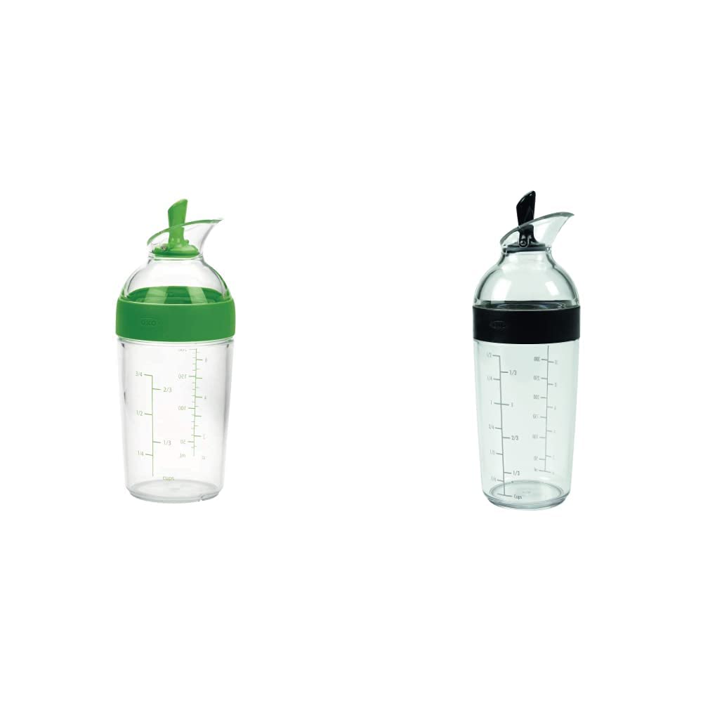 Amazon.com: OXO Good Grips Little Salad Dressing Shaker (Green) and OXO Good Grips Salad Dressing Shaker (Clear Large): Home & Kitchen Amazon.com: OXO Good Grips Little Salad Dressing Shaker (Green) and OXO Good Grips Salad Dressing Shaker (Clear Large): Home & Kitchen
