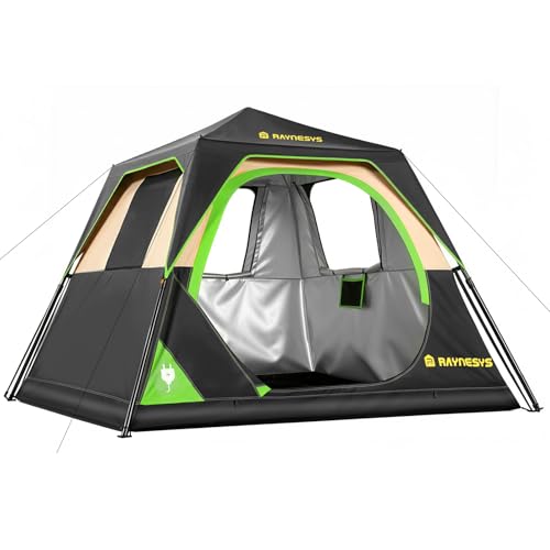 Raynesys Pop Up Tents with Bag, Camping Tent Cabin Tents