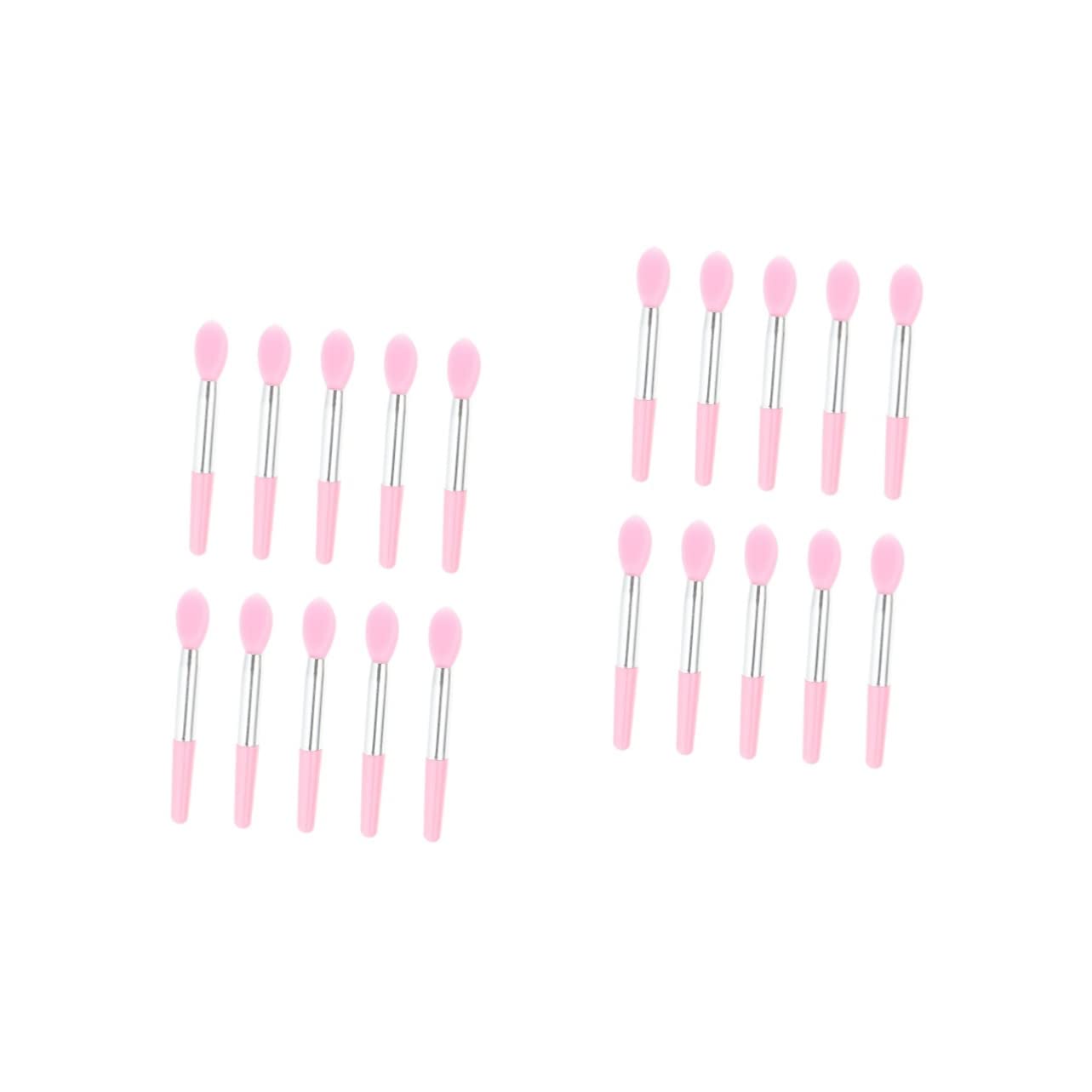 BELLIFFY 2sets Professional Makeup Brush Set Includes Lipstick Eyeshadow and Balm Brushes Compact Portable for Salon or Home Use 10pcs*2