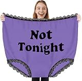 lanbqiuer Granny Panties Gag Gifts for Women Funny (US, Alpha, One Size, Regular, Regular, New Purple)