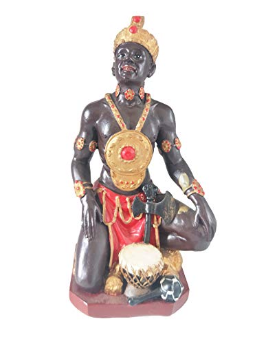 Estatua Orisha Shango Chango Africana 5 pulgadas miniatura 2