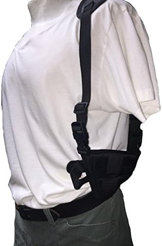 Nylon Horizontal Deluxe Shoulder Holster Fits Ruger Mark 2, 22/45 Mark 3, P95, P97, SR9