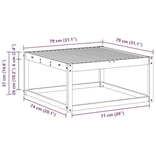 Mobilier modulable en acacia blanc résistant aux intempéries - 4