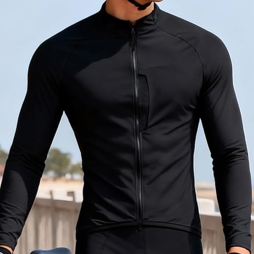 Chaqueta ciclismo cortaviento con elementos reflectantes miniatura 2