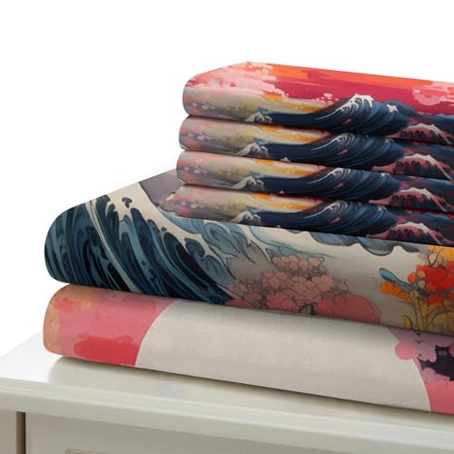 Housse de couette lit super king arbre nordique pour chambre d'adolescent cosy