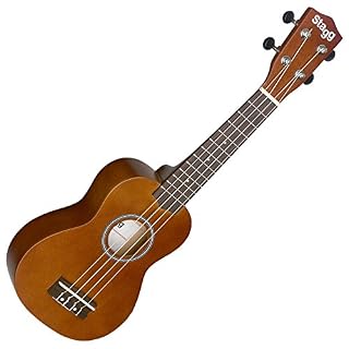 Stagg USNAT Ukulélé soprano traditionnel finition bois Naturel - Les Beatles, Paul McCartney, John Lennon, RIngo Starr, George Harrison