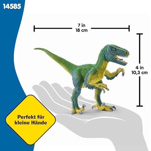 Schleich Dinosaurs | Velociraptor 14585 | ab 3 Jahre | 18 x 6 x 10 cm – Ansicht 5