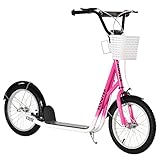 Einstellbare Höhe: Der voll einstellbare Lenker dieses Kinderscooters ist für verschiedene Körpergrößen geeignet und lässt sich von 90 bis 96 cm verstellen, sodass der Roller mit Ihrem Kind mitwachsen kann!