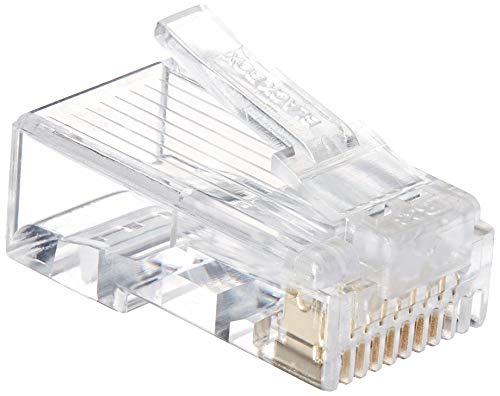 Black Box Fmtp5e-50pak Network Connector - 50 Pack - 1 X Rj-45 Male - Transparent