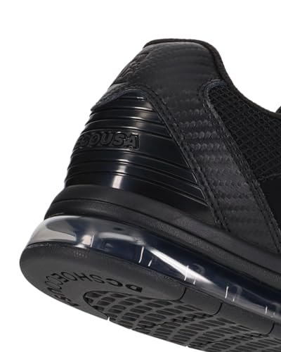 DC Shoes Men's Versatile Sneaker, Black/Black/Black, 8
