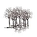 MANGOUSONG Miniature Trees,10Pcs Model Tree Winter Trees Withered Tree Suitable for Railway Model Train Park Diorama Winter Scene Layout