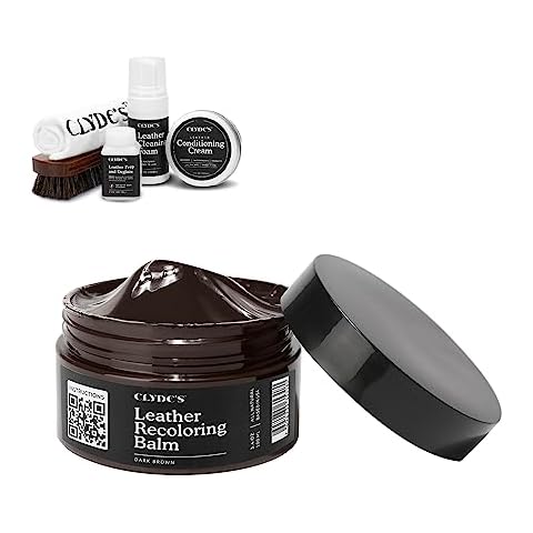Clyde's™ 4-Step Leather Recoloring Kit (Dark Brown) Cover