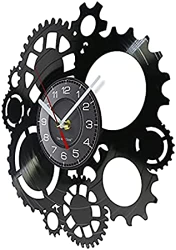 Wall Clock Silent Steampunk Gear Wheel Home Bar Art Craft Mechanical Gear Cogs Old Factory Retro Album Clock Watch steampunk buy now online