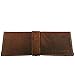 Produktbild STILORD 'David' Federmäppchen aus echtem Büffel Leder im Vintage Look Etui Griffelmappe Federmappe Schreibmappe Federtasche, Farbe:Cognac - Dunkelbraun