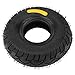 Rubber Outer Tire, Hand Truck Cart Outer Diameter Crawler Tires Inflatable Tool Cart Trolley (4.10/3.50-4 10in)