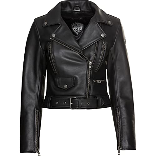 Spirit Motors Motorradjacke mit Protektoren Motorrad Jacke Bad Bonnie Damen...